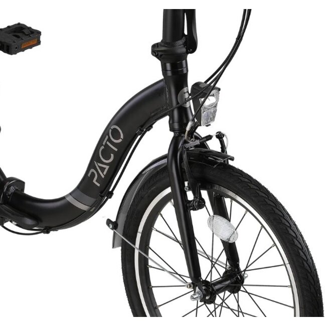 Pacto Vouwfiets 20 Inch Six 6 Versnellingen Zwart