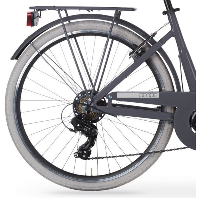 MBM Damesfiets Lage Instap 26 Inch People 7 Versnellingen Grijs