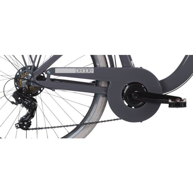 MBM Damesfiets Lage Instap 26 Inch People 7 Versnellingen Grijs