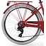 MBM Damesfiets Lage Instap 26 Inch People 7 Versnellingen Rood