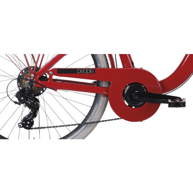 Damesfiets 26 Inch MBM People 7V Rood
