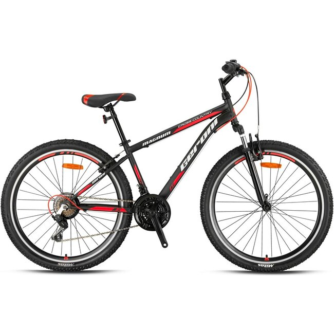 Geroni Jongens Mountainbike 24 Inch Magnum 21 Versnellingen Rood 2025
