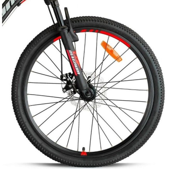 Jongens Mountainbike 26 Inch Geroni Magnum Rood Schijfremmen