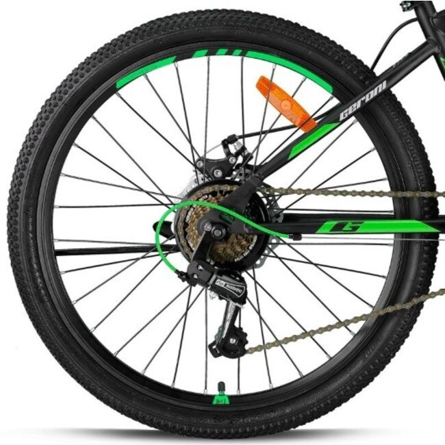 Jongens Mountainbike 26 Inch Geroni Magnum 18V Groen