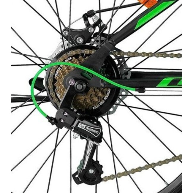 Geroni Jongens Mountainbike 26 Inch Magnum 21V Groen Schijfremmen