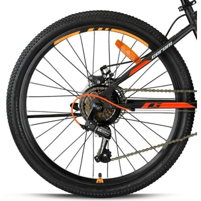 Geroni Jongens Mountainbike 26 Inch Magnum 21V Oranje Schijfremmen