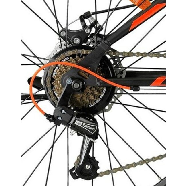 Jongens Mountainbike 26 Inch Geroni Magnum 18V Oranje