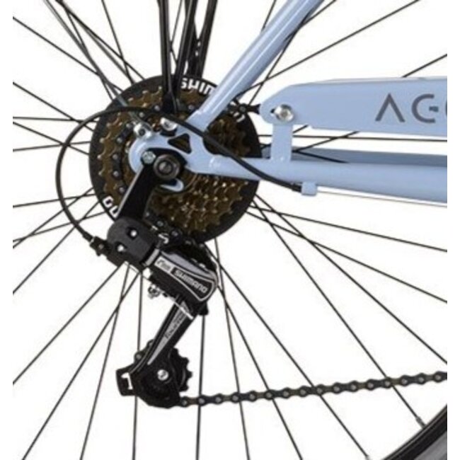 MBM Meisjesfiets 26 Inch Agora 6V Lichtblauw