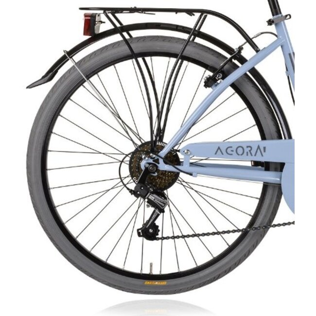 MBM Meisjesfiets 26 Inch Agora 6V Lichtblauw