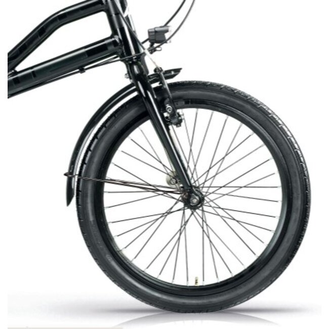 MBM Vouwfiets 20 Inch Metro 6 Versnellingen Zwart