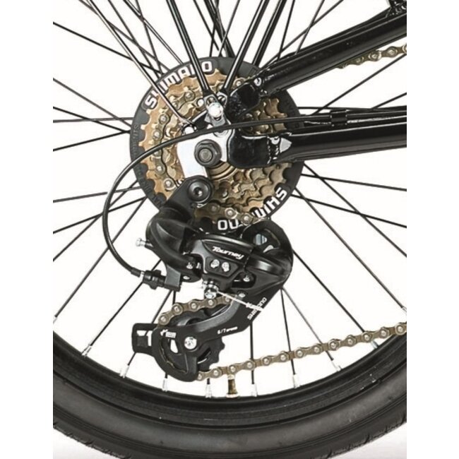 Vouwfiets 20 Inch MBM Metro 6V Zwart