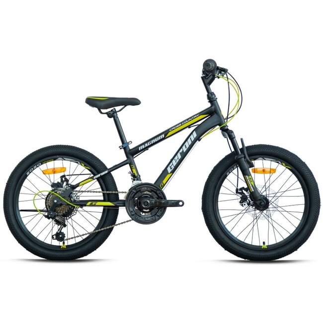 Geroni Jongens Mountainbike 20 Inch Magnum 21V Groen Schijfremmen