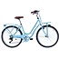 Meisjesfiets 24 Inch Retro Lichtblauw - 2e Kans