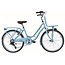 Meisjesfiets 22 Inch Retro 6V Lichtblauw
