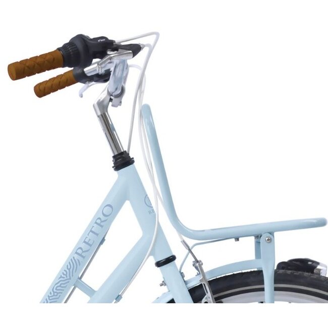 Retro Meisjesfiets 26 Inch 6 Versnellingen Lichtblauw