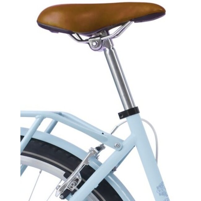 Retro Meisjesfiets 26 Inch 6 Versnellingen Lichtblauw