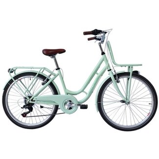 Retro Meisjesfiets 24 Inch Turquoise
