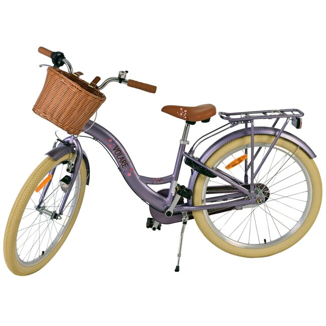 Volare Meisjesfiets 24 Inch Blossom 3 Versnellingen Paars 52445