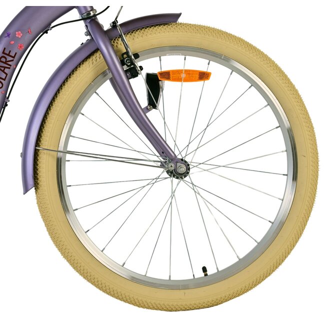 Meisjesfiets 24 Inch Volare Blossom 3V Paars 52445