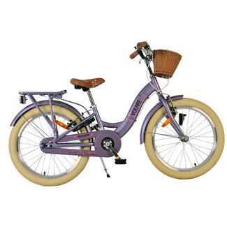 Volare Kinderfietsen Volare Meisjesfiets 20 Inch Blossom Paars 52044 - 2 Handremmen