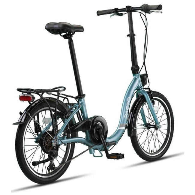 Vouwfiets 20 Inch Pacto Six 6V Petrol Blue