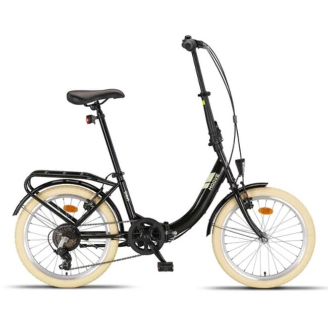 Pacto Vouwfiets 20 Inch Eight 6 Versnellingen Zwart