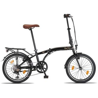 Pacto Vouwfietsen Vouwfiets 20 Inch Pacto Ten 6V Zwart