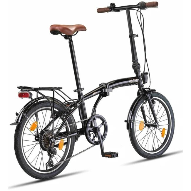 Pacto Vouwfiets 20 Inch Ten 6 Versnellingen Zwart
