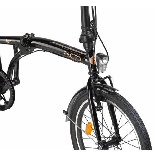 Pacto Vouwfiets 20 Inch Ten 6 Versnellingen Zwart