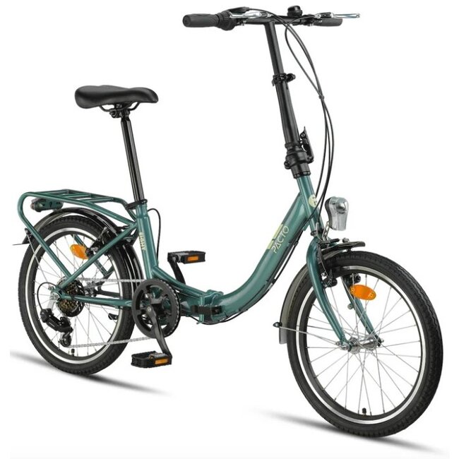 Vouwfiets 20 Inch Pacto Eight 6V Patrol Green