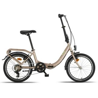 Pacto Vouwfietsen Pacto Vouwfiets 20 Inch Eight 6 Versnellingen Lavendel