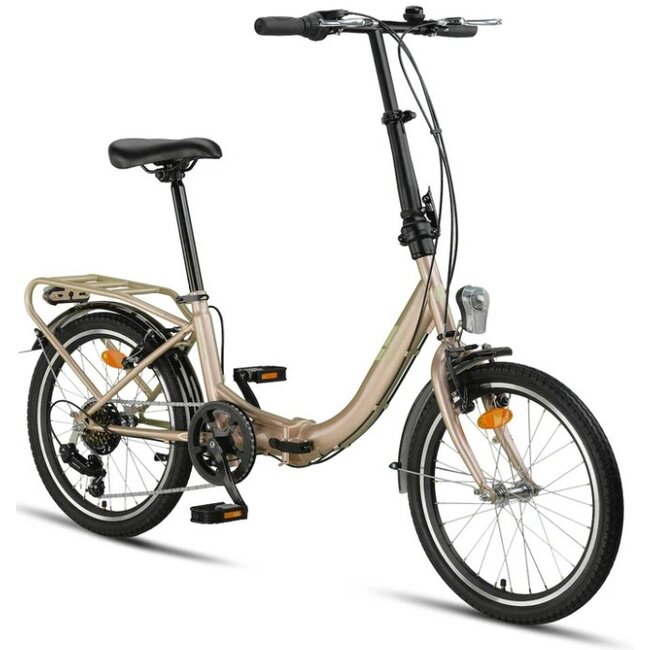 Vouwfiets 20 Inch Pacto Eight 6V Lavendel