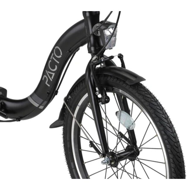 Vouwfiets 20 Inch Pacto  Seven 7V Nexus Zwart