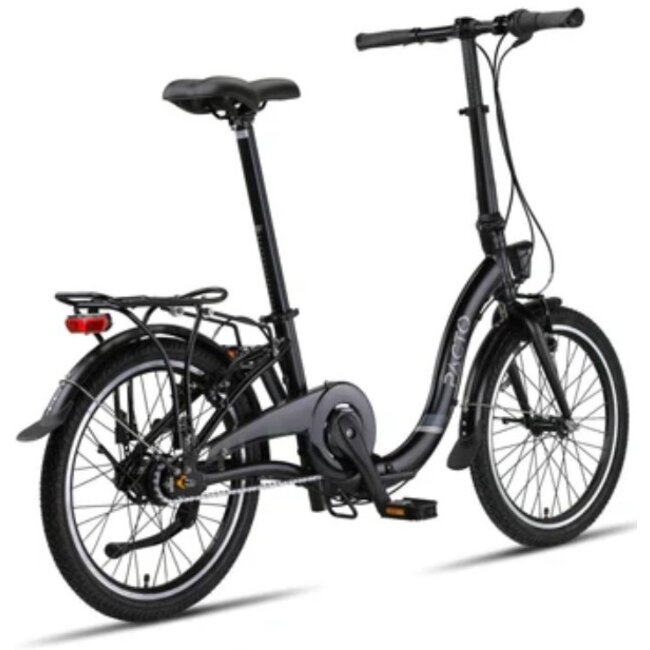 Vouwfiets 20 Inch Pacto  Seven 7V Nexus Zwart