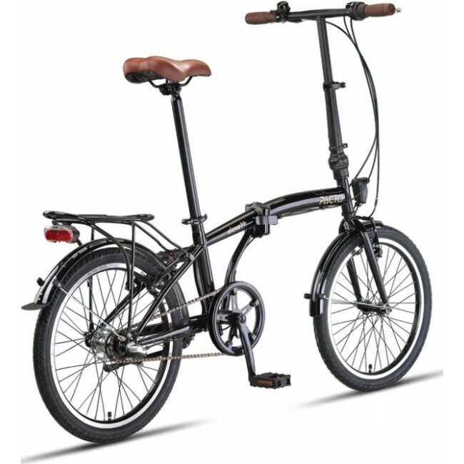Vouwfiets 20 Inch Pacto Eleven 3V Nexus Zwart