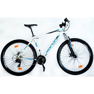 Marlin Marlin Heren Mountainbike Tornado 29 Inch 18V Wit Blauw