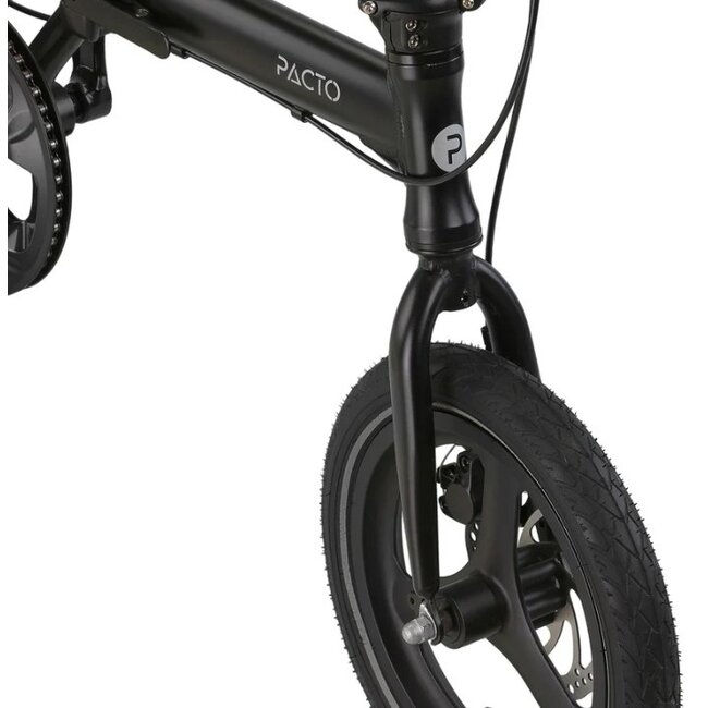 Vouwfiets 14 Inch Pacto Fourteen Ultralicht Zwart
