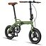 Vouwfiets 14 Inch Pacto Fourteen Ultralicht Army Groen