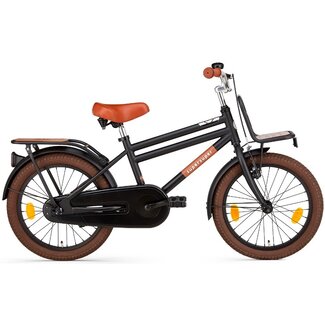 Supersuper Supersuper Jongensfiets 18 Inch Cooper Bamboo Mat Zwart