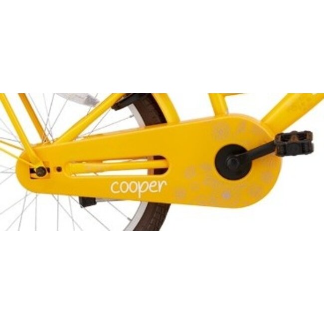 Supersuper Meisjesfiets 20 Inch Cooper Bamboo Geel