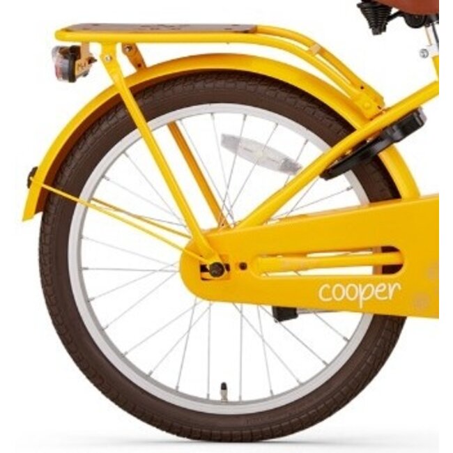 Supersuper Meisjesfiets 20 Inch Cooper Bamboo Geel