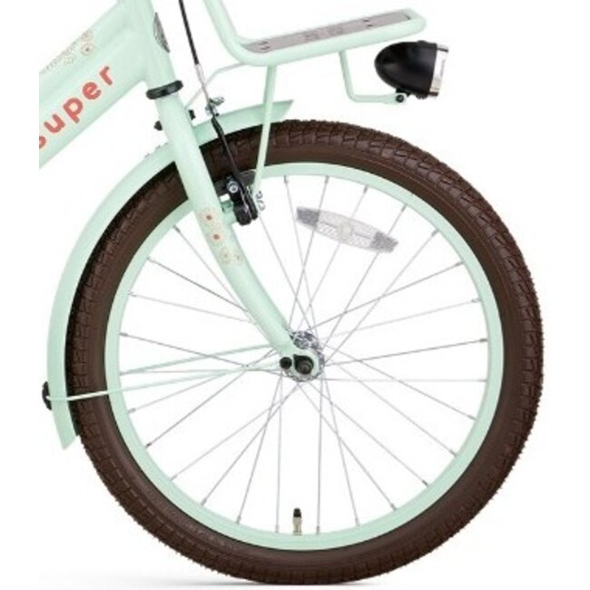 Supersuper Meisjesfiets 20 Inch Cooper Bamboo Pistache