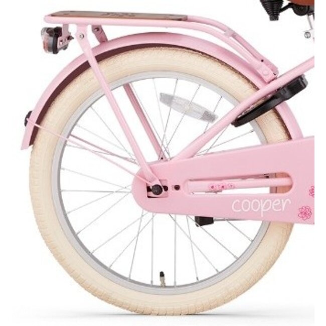 Supersuper Meisjesfiets 20 Inch Cooper Bamboo Roze