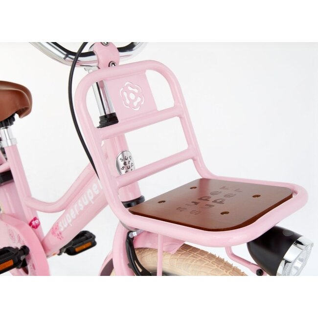 Supersuper Meisjesfiets 20 Inch Cooper Bamboo Roze