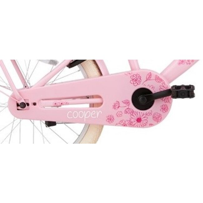 Supersuper Meisjesfiets 20 Inch Cooper Bamboo Roze
