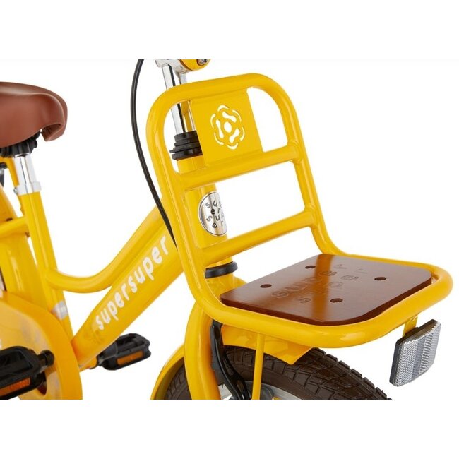 Supersuper Meisjesfiets 18 Inch Cooper Bamboo Geel