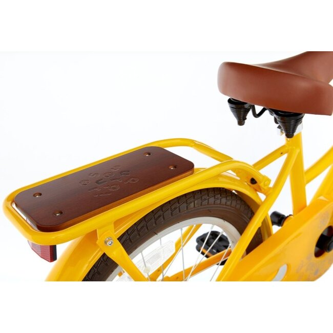 Supersuper Meisjesfiets 18 Inch Cooper Bamboo Geel