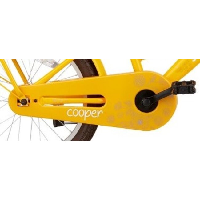Supersuper Meisjesfiets 18 Inch Cooper Bamboo Geel