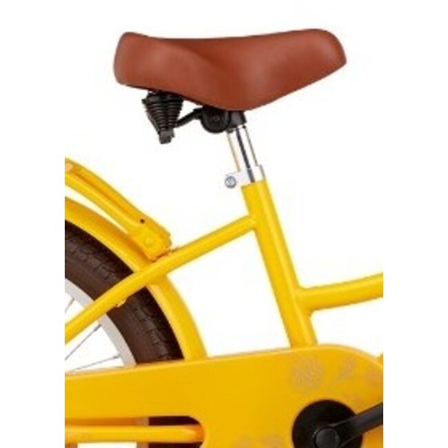 Supersuper Meisjesfiets 18 Inch Cooper Bamboo Geel