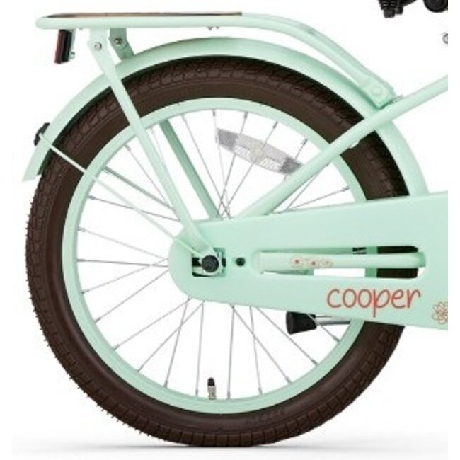Supersuper Meisjesfiets 18 Inch Cooper Bamboo Pistache